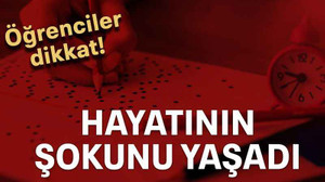 Hayatının şokunu yaşadı